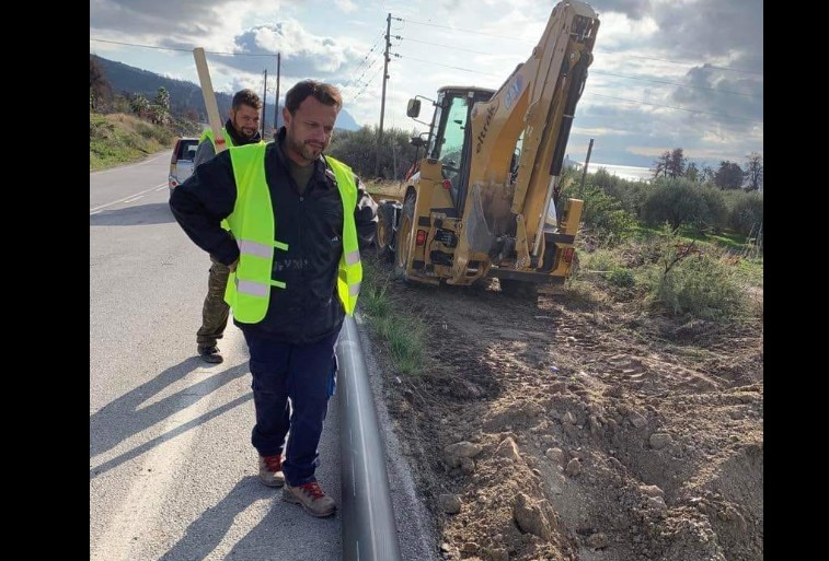 Εύβοια: Ξεκίνησε το μεγάλο έργο της αποχέτευσης στις Ροβιές