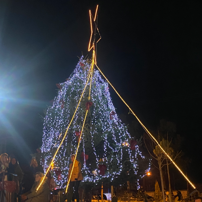 Εύβοια: Λαμπερή εκδήλωση για το άναμμα του Χριστουγεννιάτικου δέντρου στο Ληλάντιο