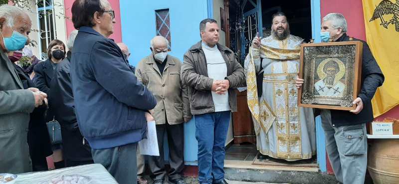 Εύβοια: Με λαμπρότητα η γιορτή του Αγίου Σπυρίδωνα στην Άνω Βάθεια