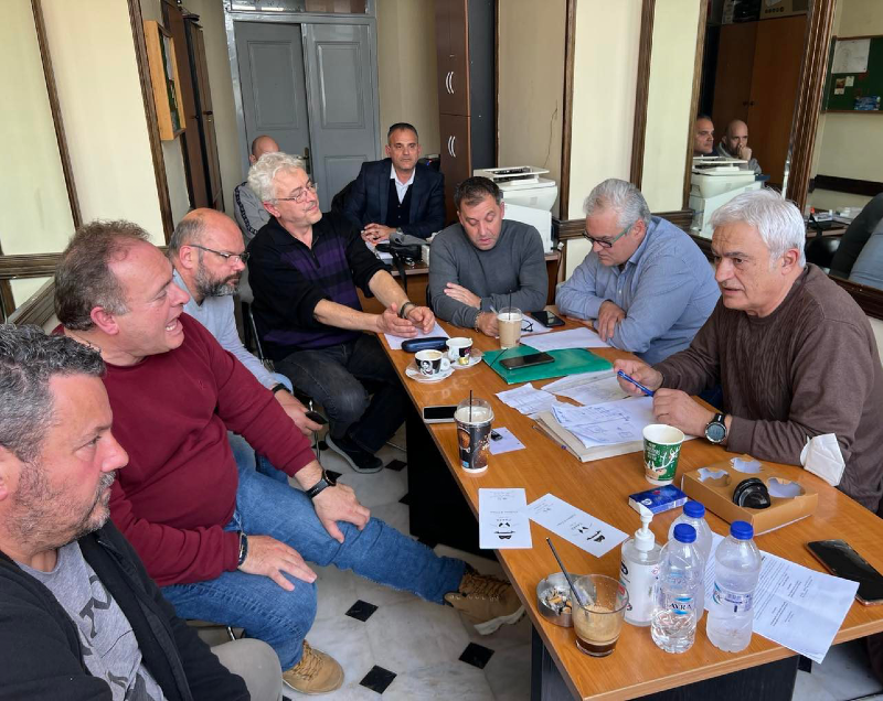 Εύβοια: Ο υποψήφιος δήμαρχος Χαλκίδας Γιώργος Σπύρου συναντήθηκε με το Σωματείο Εργαζομένων του Δήμου