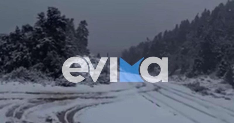 Χιόνια στην Εύβοια: Αυτές οι περιοχές ντύθηκαν σήμερα στα λευκά – Δείτε τι καιρός έρχεται τις επόμενες μέρες