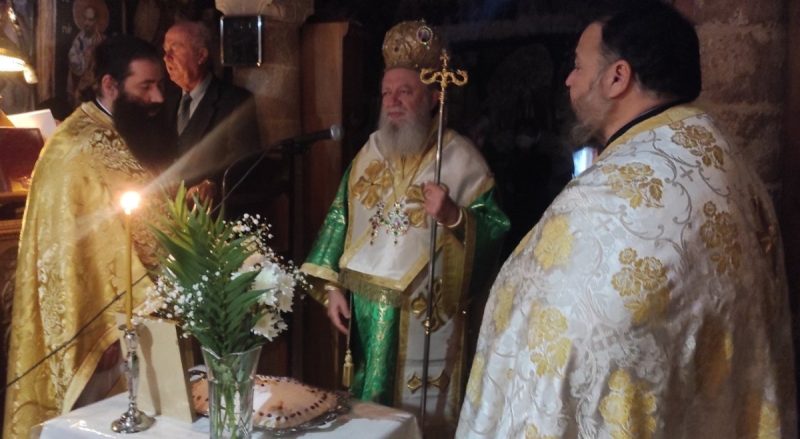 Εύβοια: Ο Μητροπολίτης Χαλκίδος στην Ιερά Μονή Αγίου Νικολάου Άνω Βάθειας