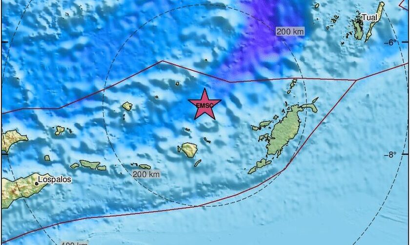 Ισχυρότατος σεισμός 7,6 Ρίχτερ στην Ινδονησία – Ταρακουνήθηκαν τα νησιά Τανιμπάρ