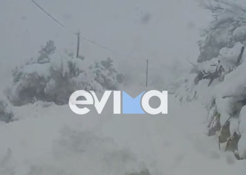Κακοκαιρία Μπάρμπαρα: Στο σκοτάδι η Εύβοια με την επέλαση του χιονιά- Αναλυτικά οι περιοχές χωρίς ρεύμα