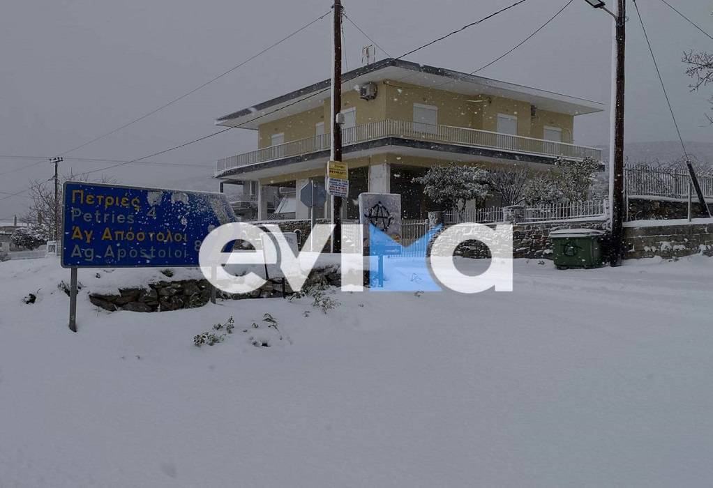 Κακοκαιρία «Μπάρμπαρα»: Φέρνει πολλά χιόνια από απόψε σε Εύβοια και Σκύρο