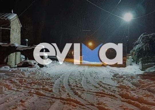 Καιρός Εύβοια: Έρχεται ξανά σοβαρή ψυχρή εισβολή και χιόνια (video)
