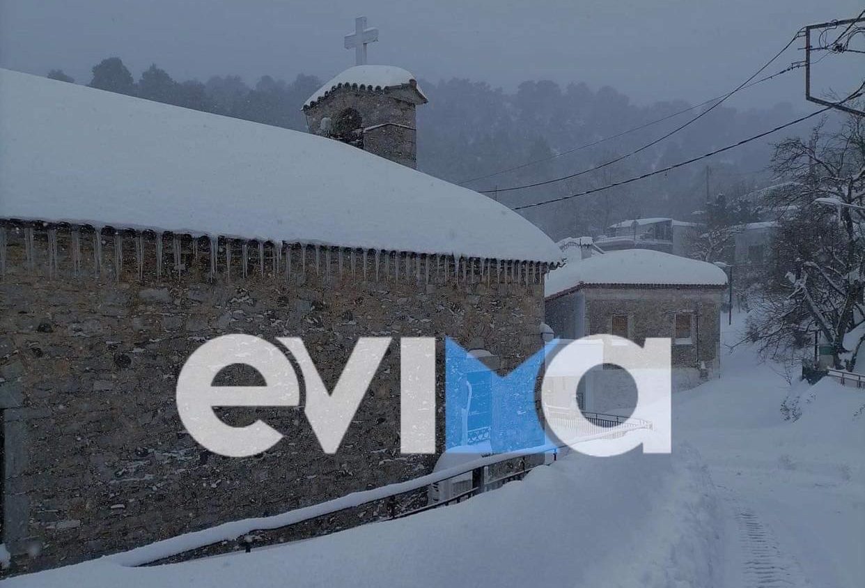 Εύβοια: Η κακοκαιρία «Μπάρμπαρα» δεν λέει να μας αφήσει… – Πού θα χιονίσει σήμερα