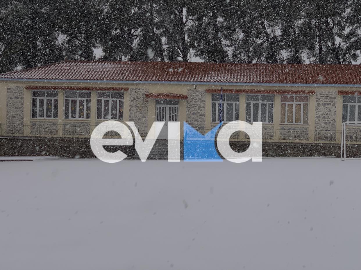 Κακοκαιρία Μπάρμπαρα: Κλειστά όλα τα σχολεία αύριο στην Βόρεια Εύβοια