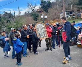 Εύβοια: Στα Ψαχνά η εικόνα του Αγίου Ιωάννη Κατουνιώτη