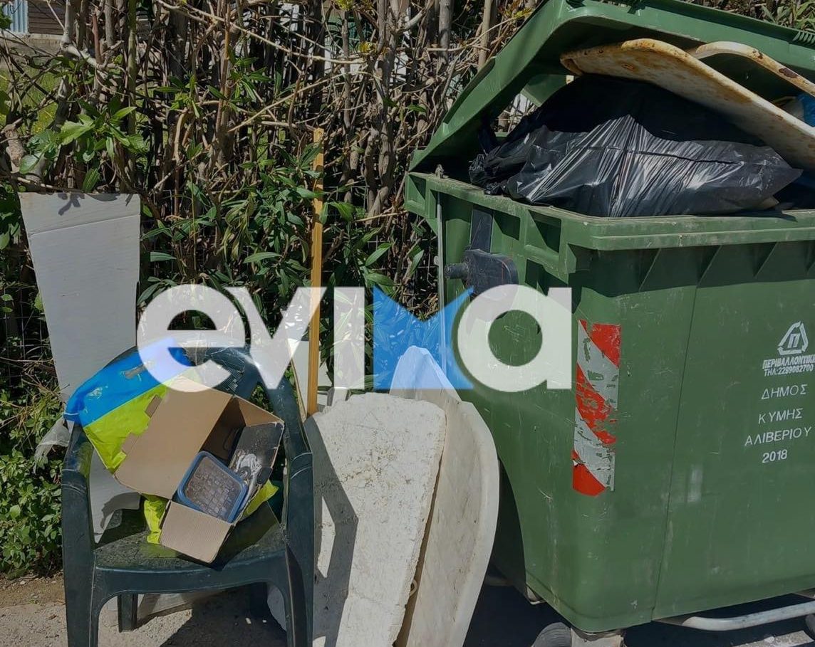 Εύβοια: Οργή των κατοίκων για σκουπίδια έξω από τους κάδους