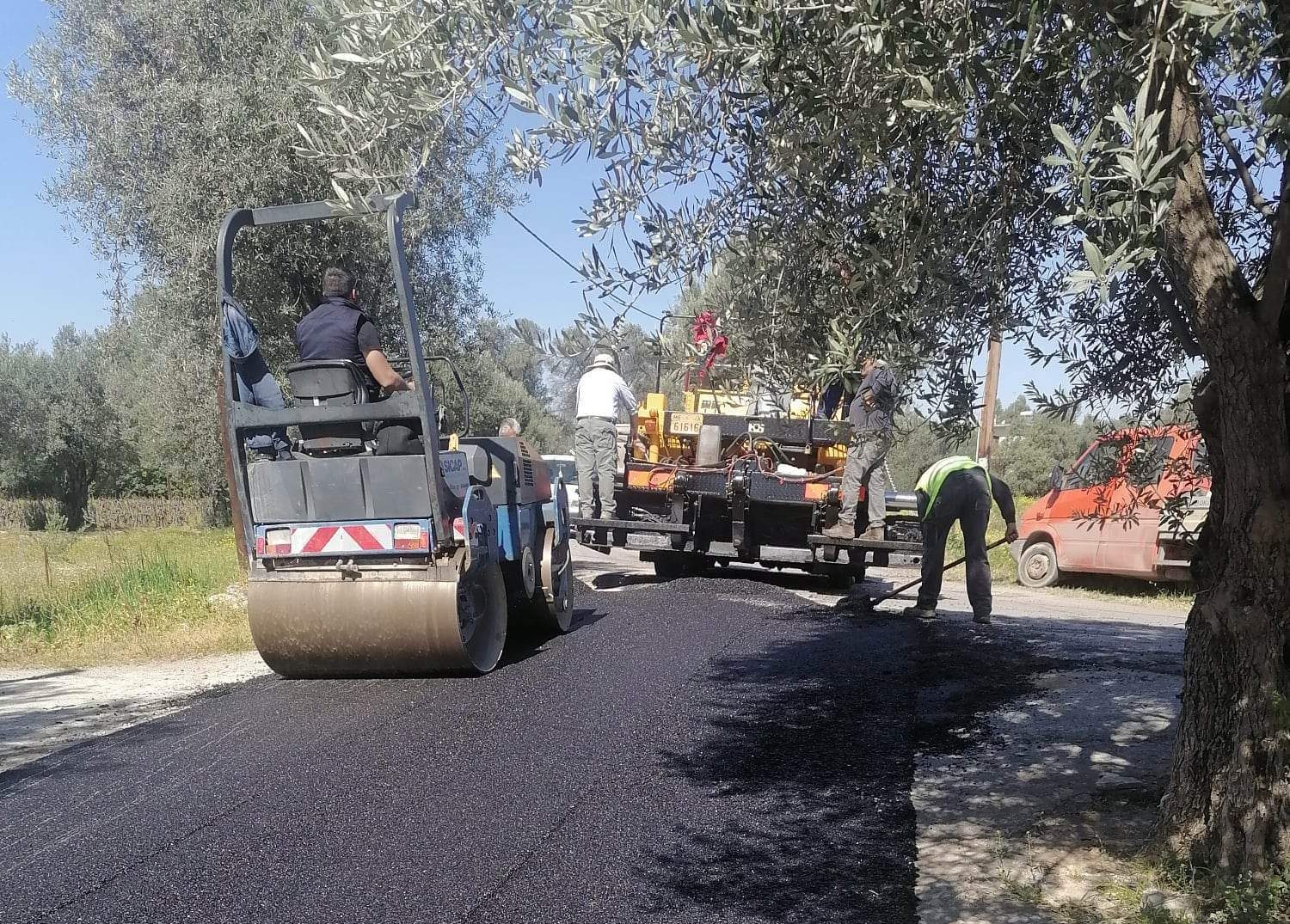 Εργασίες αναβάθμισης στη δημοτική ενότητα Ληλαντίων στη Χαλκίδα