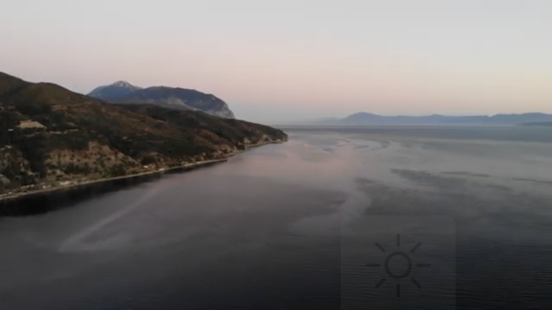 Εύβοια: «Μαγικό» ηλιοβασίλεμα στη Λίμνη – Εντυπωσιακές εικόνες