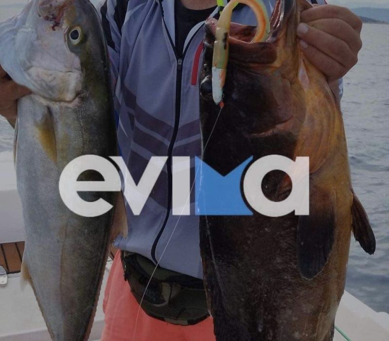 Εύβοια: Νέα απίστευτη διπλή ψαριά με μαγιάτικο και ροφό στον Αλμυροπόταμο