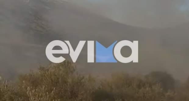 Φωτιά στην Εύβοια κοντά σε Μοναστήρι – Τι λέει στο evima.gr ο Αρχιμανδρίτης της Μονής