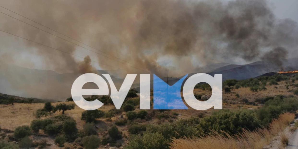 Φωτιά στην Εύβοια: Δραματική η κατάσταση στην Κάρυστο – Εκκενώνονται 4 χωριά