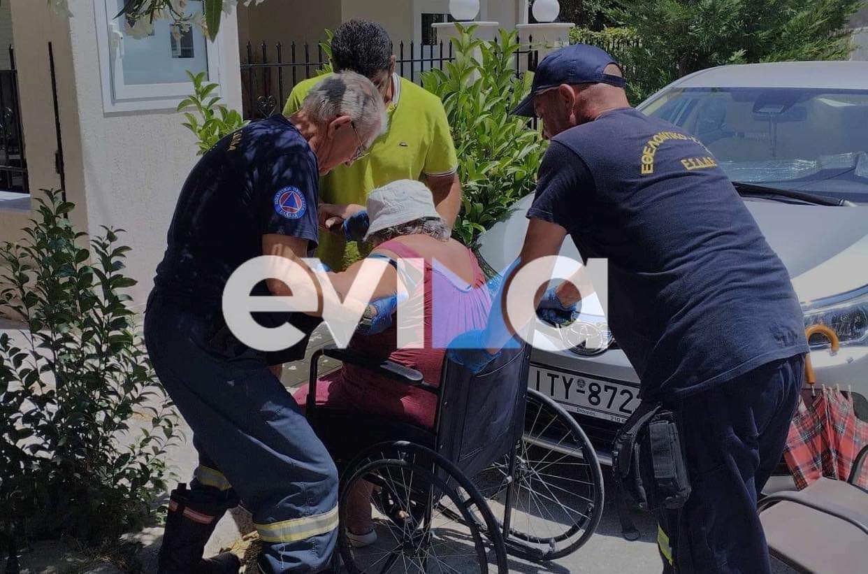 Εύβοια: Ηλικιωμένη έπεσε στη μέση του δρόμου λόγω ζέστης – Την βοήθησαν εθελοντές