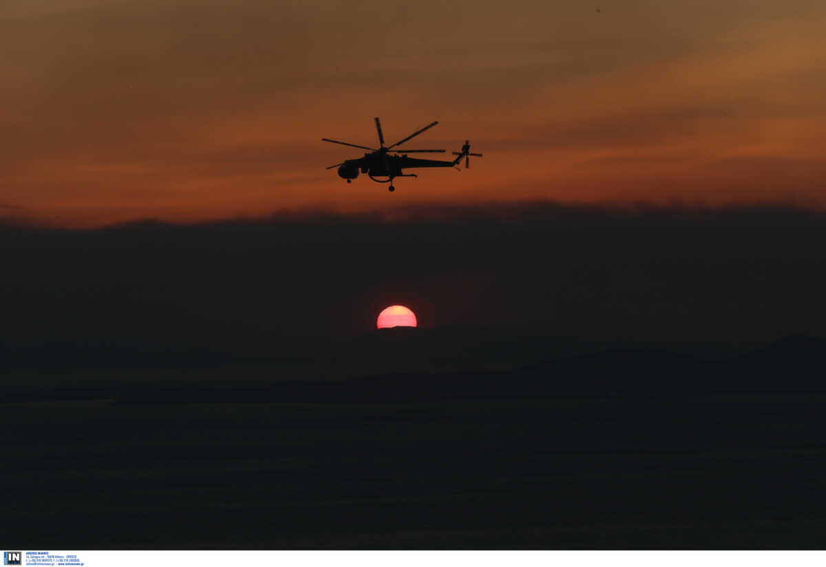 Φωτιά στο Λουτράκι: Άνοιξε η Παλιά Εθνική Οδός Αθηνών – Κορίνθου