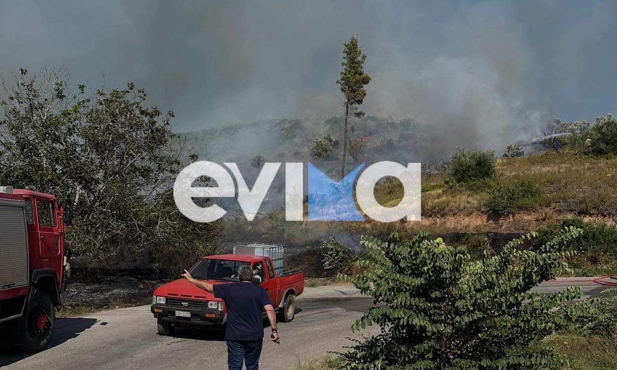 Καίγεται η Εύβοια: Μπήκε στο χωριό Πλατανιστός η φωτιά – Τρεις νέες πυρκαγιές