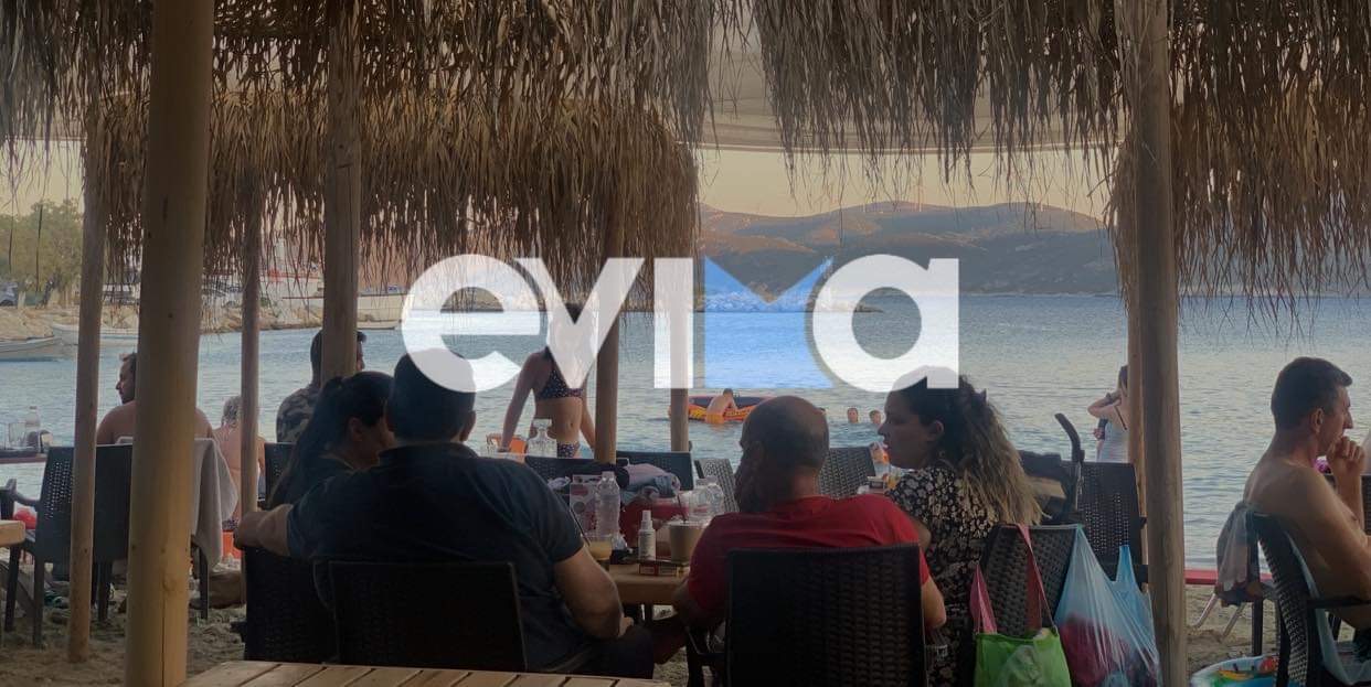 Ο καύσωνας «φράκαρε» τα beach bar της Εύβοιας – Το αδιαχώρητο από κόσμο (pics)