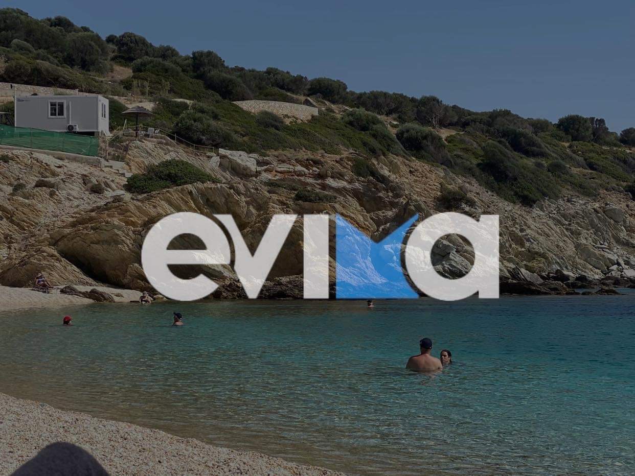 Καύσωνας Κλέων: Γεμάτες οι παραλίες της Εύβοιας από τα ξημερώματα