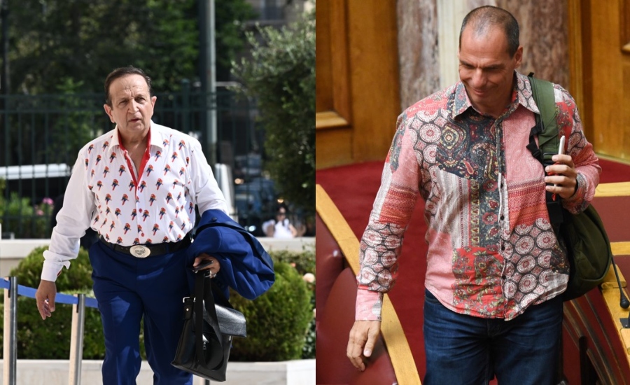 Ορκωμοσία νέας Βουλής: Μπιμπίλας εναντίον Βαρουφάκη – Ποιο πουκάμισο είναι καλύτερο;
