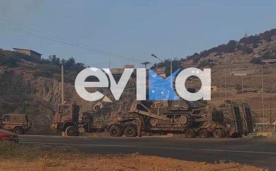 Φωτιά στην Εύβοια: Στη μάχη και ο στρατός για το μέτωπο στα Ψαχνά