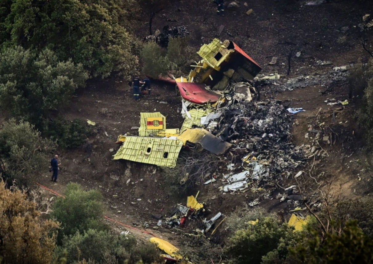 Πτώση Canadair στην Κάρυστο: Τα μοιραία δευτερόλεπτα πριν τον θάνατο