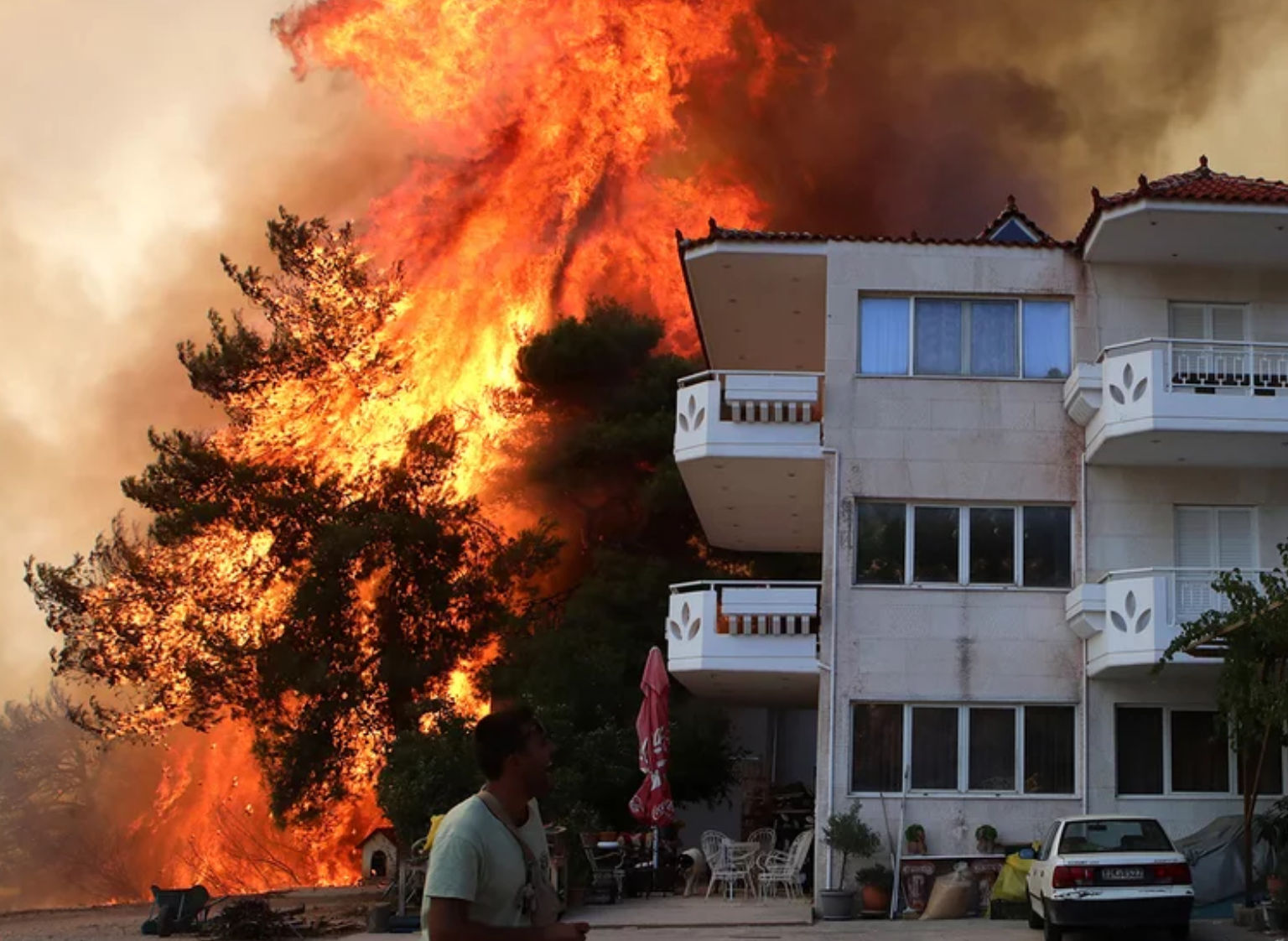 Μεγάλη φωτιά στη Φυλή: Έκκληση στους κατοίκους να εκκενώσουν – Καίγονται σπίτια
