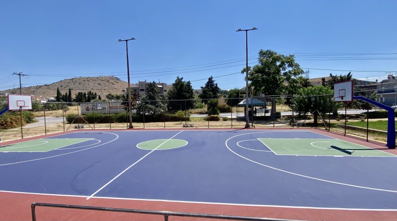 Εύβοια: Έτοιμο το ανοιχτό γήπεδο μπάσκετ στις Καμάρες
