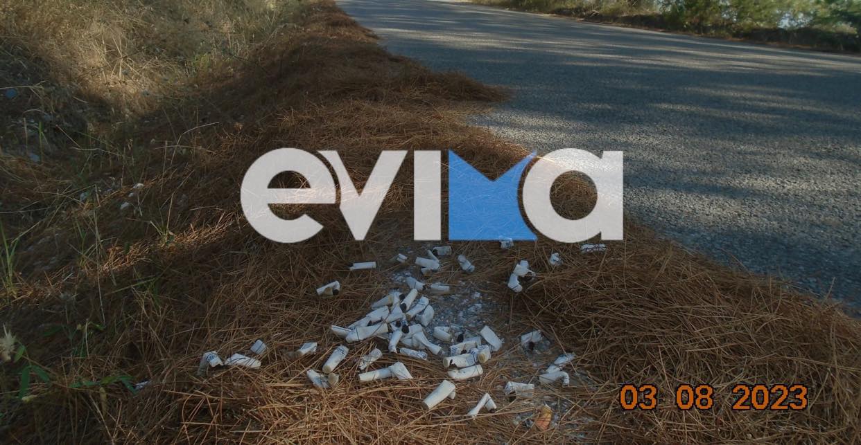 Καταγγελία: Αποτσίγαρα πάνω σε πευκοβελόνες εν μέσω καύσωνα σε χωριό της Νότιας Εύβοιας