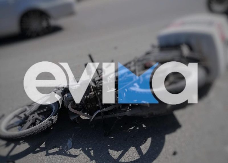 Τροχαίο με έναν τραυματία στην Εύβοια: Αυτοκίνητο συγκρούστηκε με μηχανάκι