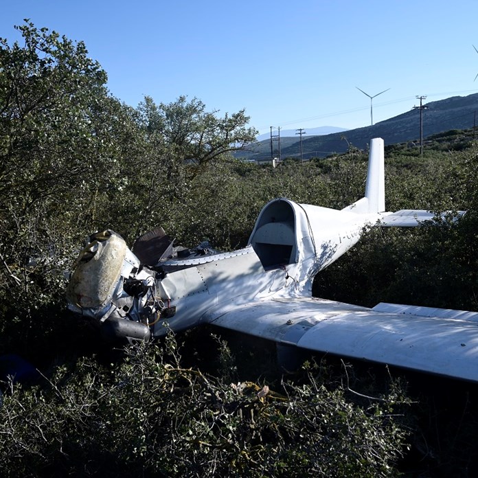 Πτώση αεροσκάφους στη Θήβα: Νεκρός ο πιλότος
