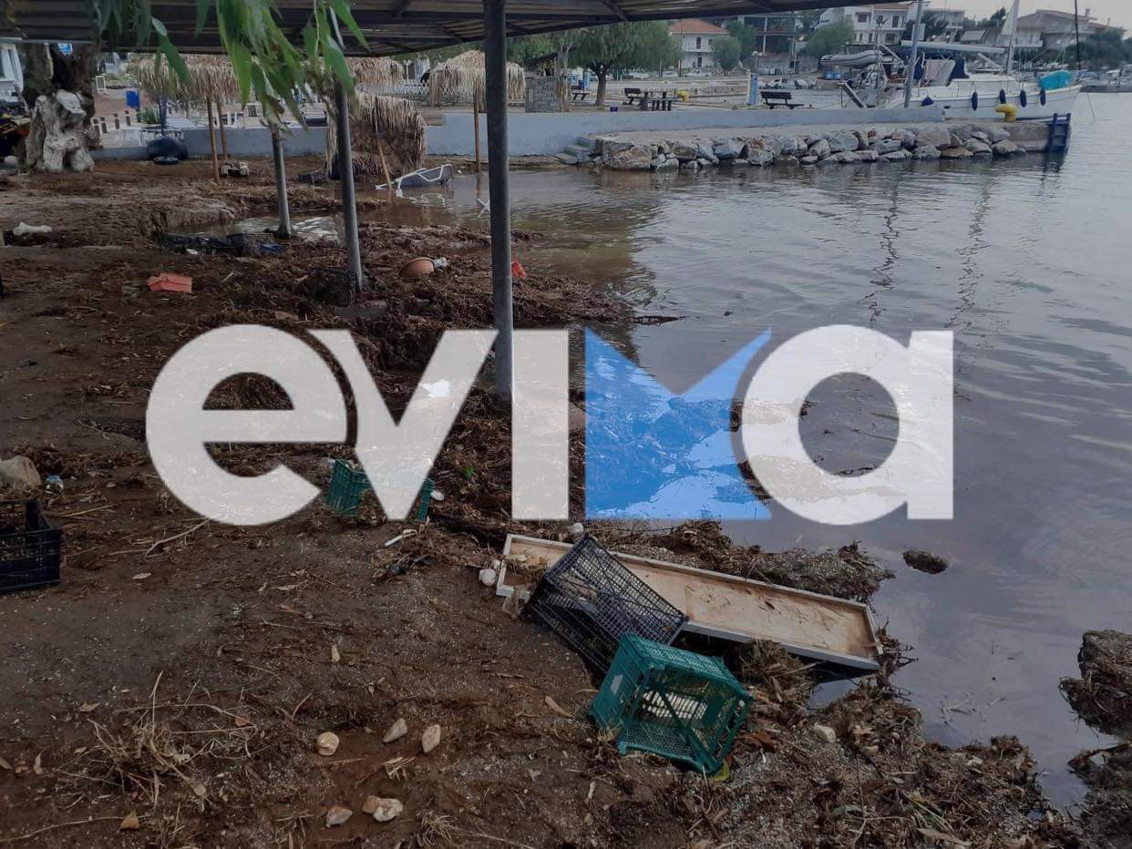 Κακοκαιρία Daniel – Εύβοια: Βιβλική καταστροφή στον Αλμυροπόταμο – Εικόνες που κόβουν την ανάσα