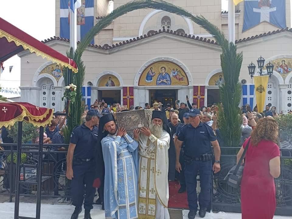 Εύβοια: Ρίγη συγκίνησης στον εορτασμό του Αγίου Ιωάννη του Ρώσσου (pics)