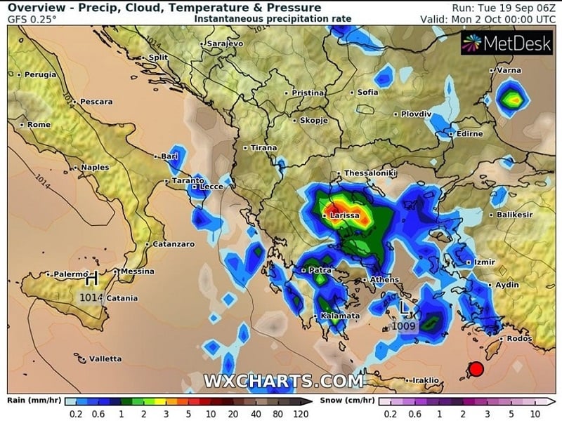 Πρόγνωση- Τρόμος από το GFS: Έρχεται νέα κακοκαιρία Daniel;