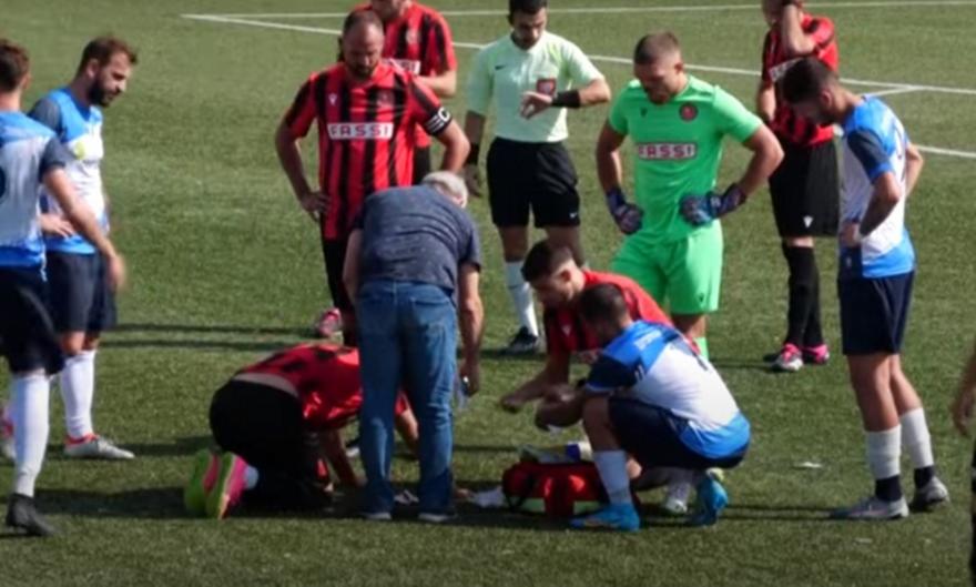Διαιτητής και γιατροί έσωσαν τη ζωή ποδοσφαιριστή σε ματς
