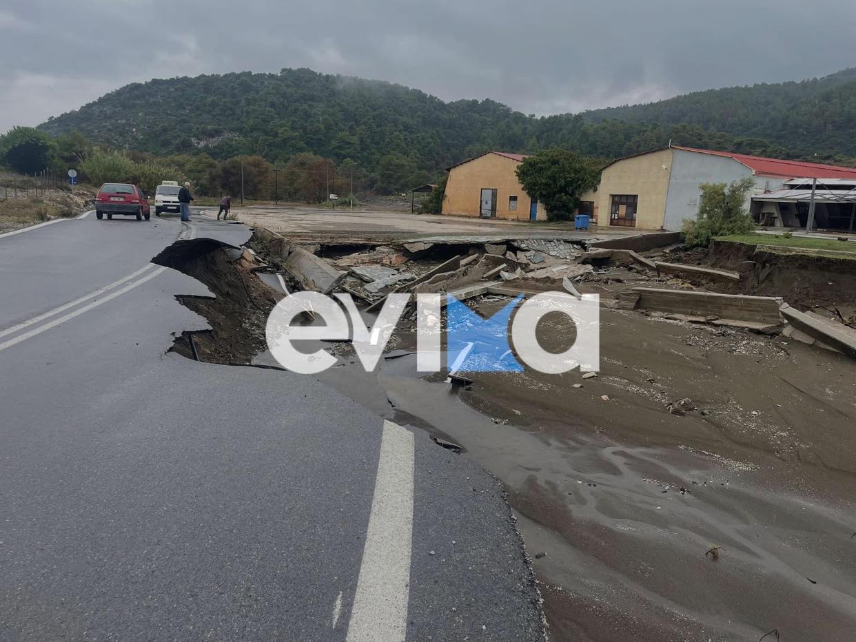 Εύβοια: Διαλύθηκε το οδικό δίκτυο – Ποιοι δρόμοι καταστράφηκαν