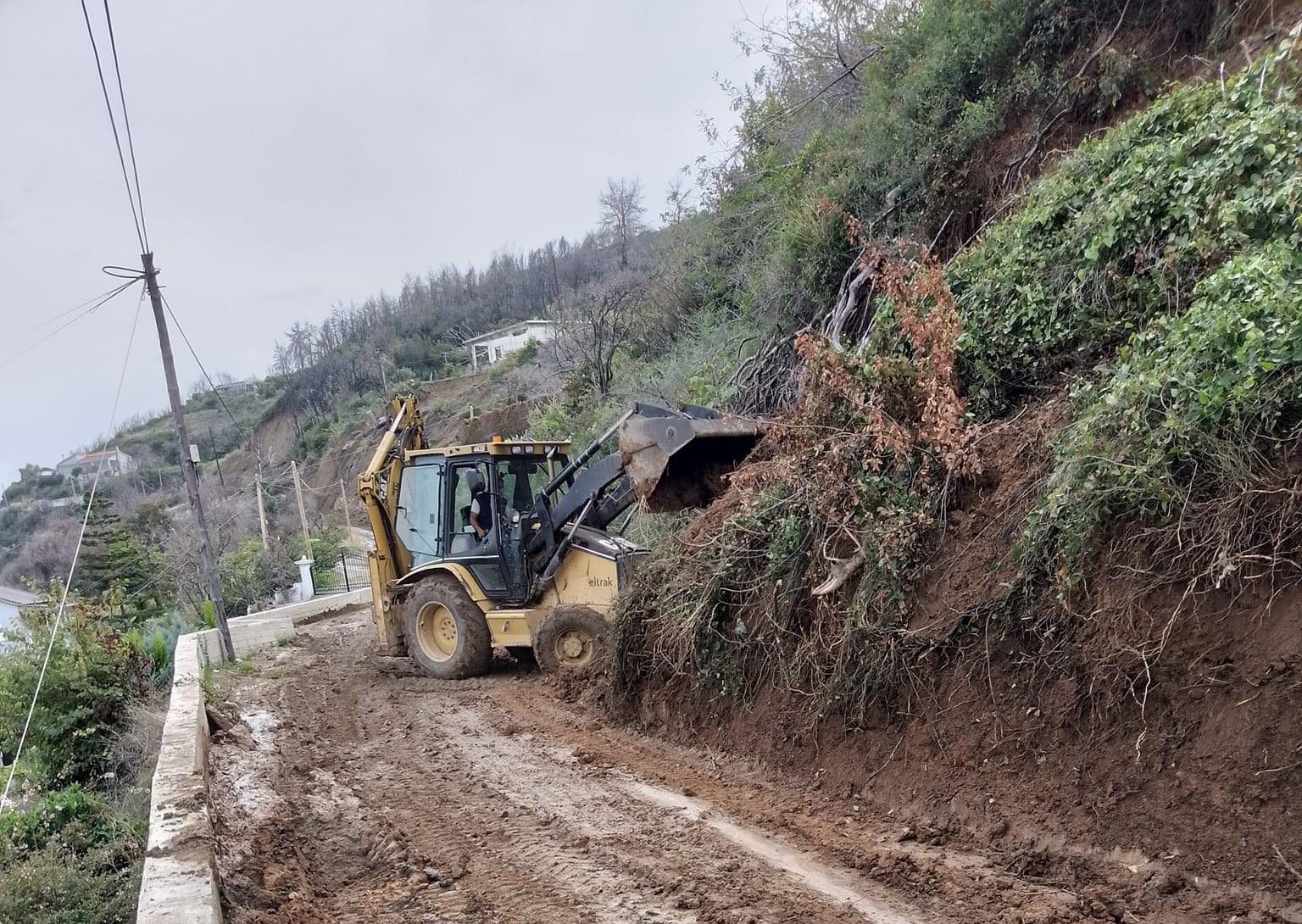 Εύβοια: Προσοχή σε αυτόν τον επικίνδυνο προσωρινό δρόμο