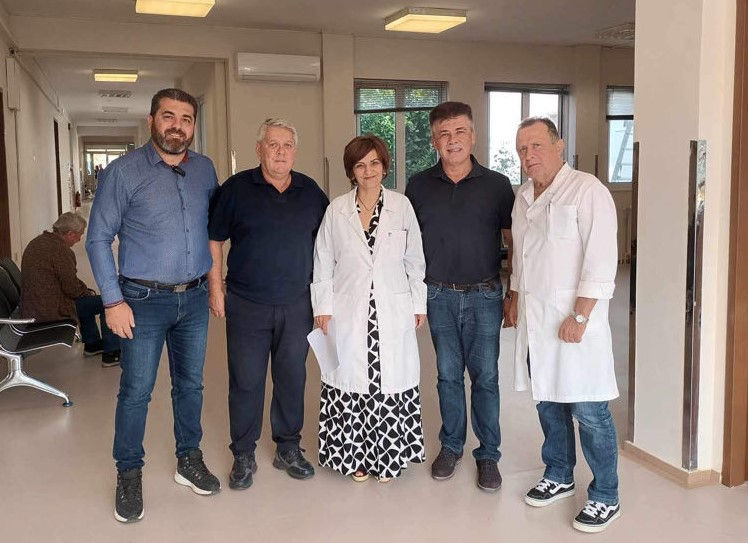 Κέντρο Υγείας Μαντουδίου: Ευχαριστίες στον Δ. Γιαννακόπουλο για την προσφορά εξοπλισμού