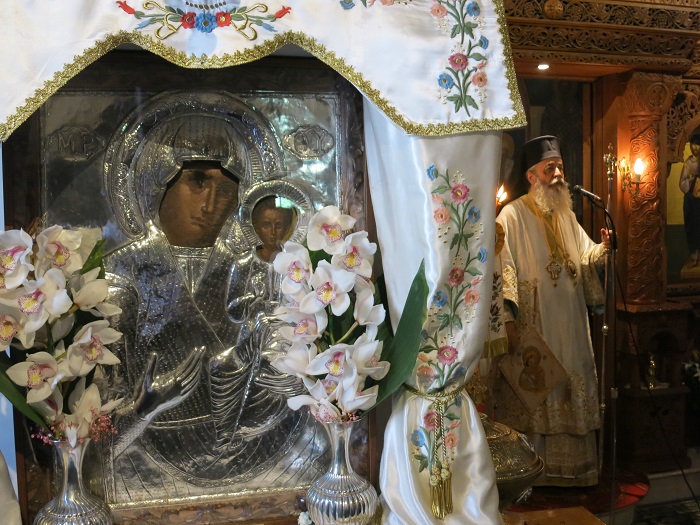 Εύβοια: Κατάνυξη και λαμπρότητα  στην υποδοχή της εικόνας της Παναγίας Δαμάστας