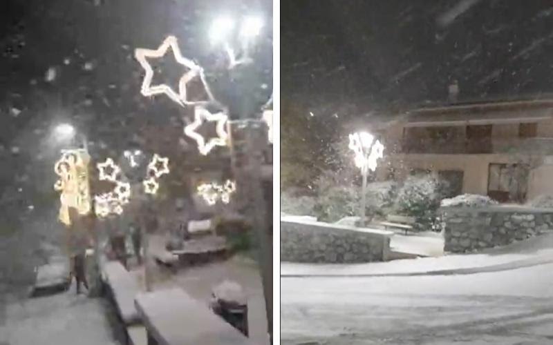 Κακοκαιρία: Χιονίζει στη Θεσσαλονίκη! Δείτε βίντεο
