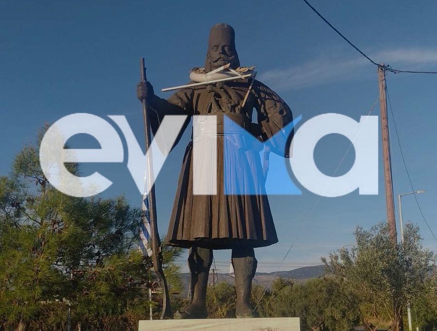 Εύβοια: Άγνωστοι βεβήλωσαν ιστορικό μνημείο – Καταδίκη από την κοινωνία – Εικόνες