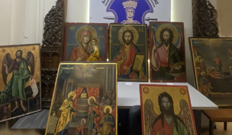 Εντοπίστηκαν κλεμμένες βυζαντινές εικόνες – Tι αναφέρει η ΕΛΑΣ
