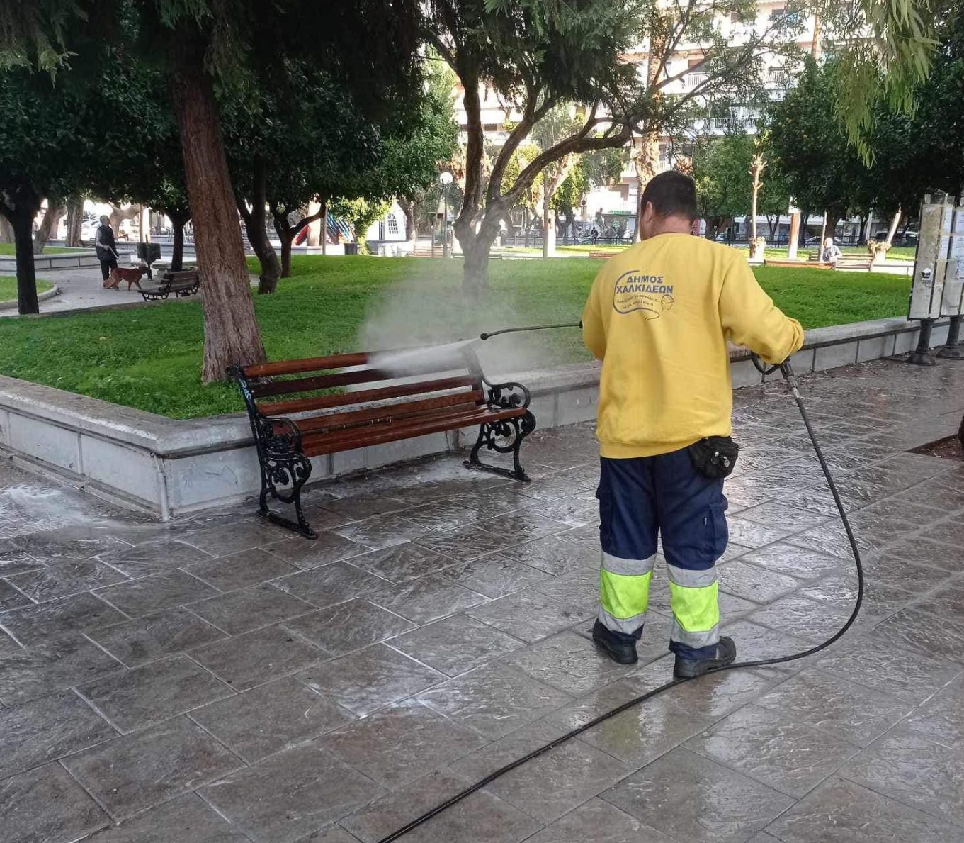 Χαλκίδα: Συνεχίζονται οι επιχειρήσεις καθαριότητας