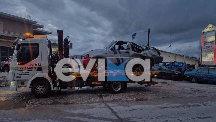 Σοβαρό τροχαίο στην Εύβοια: Ανετράπη όχημα του λιμενικού – Τραυματίστηκε σοβαρά ο οδηγός