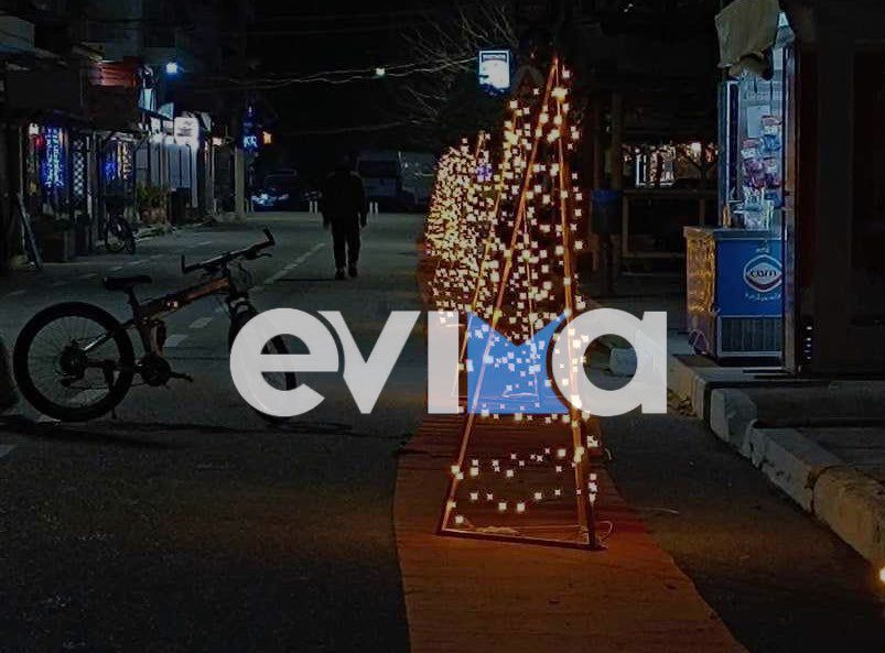 Εύβοια: Έστρωσαν… κόκκινο χαλί για τα Χριστουγεννιάτικα δέντρα