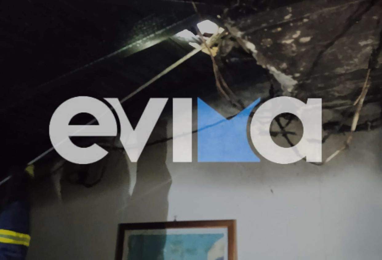 Φωτιά σε σπίτι στην Εύβοια – Κινδύνευσαν ηλικιωμένοι, κάηκε η οροφή (εικόνες)