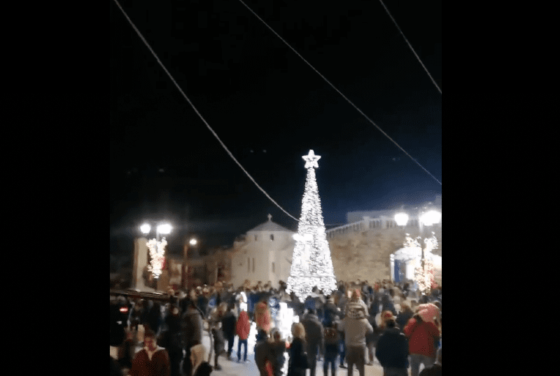 Η Σκύρος φωταγωγεί σήμερα το Χριστουγεννιάτικο δέντρο – Δείτε την ώρα