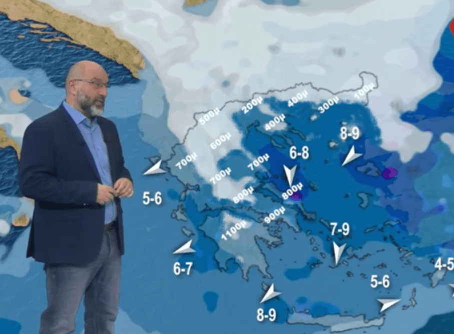 Προειδοποίηση Αρναούτογλου: Έρχονται μπόρες χιονιού στην Εύβοια
