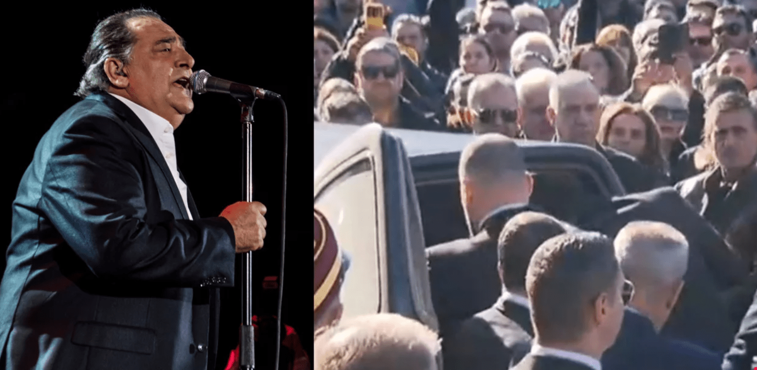 Βασίλης Καρράς: Πλήθος κόσμου στην κηδεία του – «Αθάνατος», φώναζαν